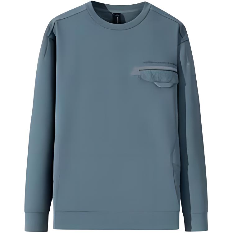 

Anta Outdoor Series Sports Casual Simple Solid Color Round Neck Pullover Fleece Sweatshirt Men sweatshirt Yanshan-Blue 152440710-7 S