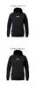 BURTLE Air Tech Hoodie 4095, Lightweight and Cold-Weather, Size L, 35, Black