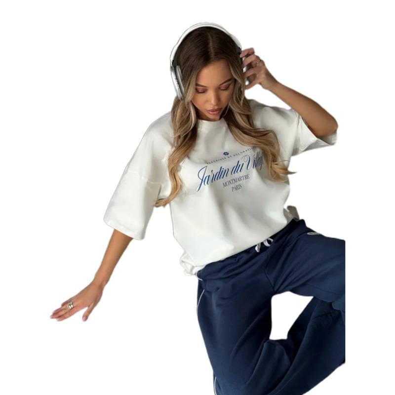 Women's Pure Cotton Short Sleeve Raglan T-Shirt Loose Base Layer
