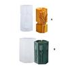 Embossed Flower Cylinder Silicone Molds for Making Candle Soap Gypsum Silicone Molds for Epoxy Resin Home Decoration