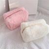 Soft and Cute Plush Organizer Pouch In Sweet Colors Perfect for Storing Beauty Items Anywhere