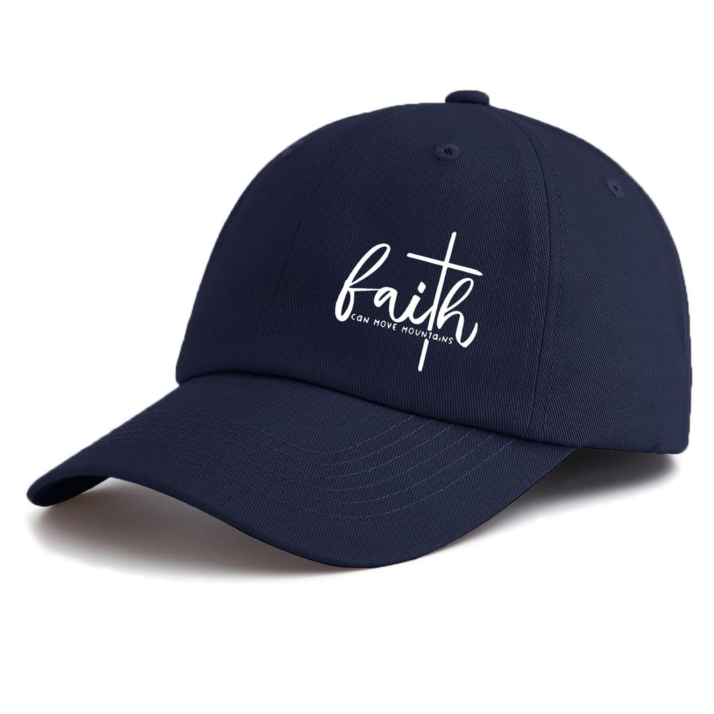 Gorra de Béisbol con Estampado de Fe para AdultosEstilo Retro Minimalista Casual Suave Ajustable Gorra de PadrePerfecta Como Regalo