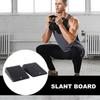 2pcs Yoga Wedge Stretch Slant Boards Adjustable Bricks Squat Wedge Blocks For Exercise Gym Fitness Yoga Accessories Black