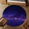 1pc Galaxy Round Chair Mat Area Rug - Non-Slip, Floor Mat for Office, Bedroom, Home Decor Christmas Gift P0811155