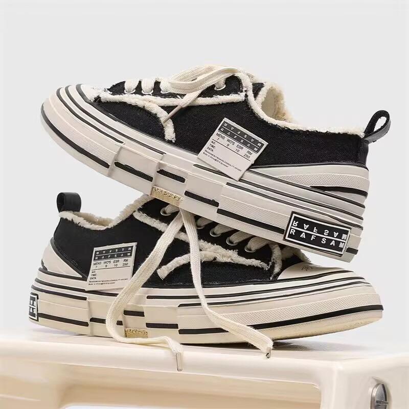 Couple model beggar canvas shoes women's new retro versatile casual sports shoes