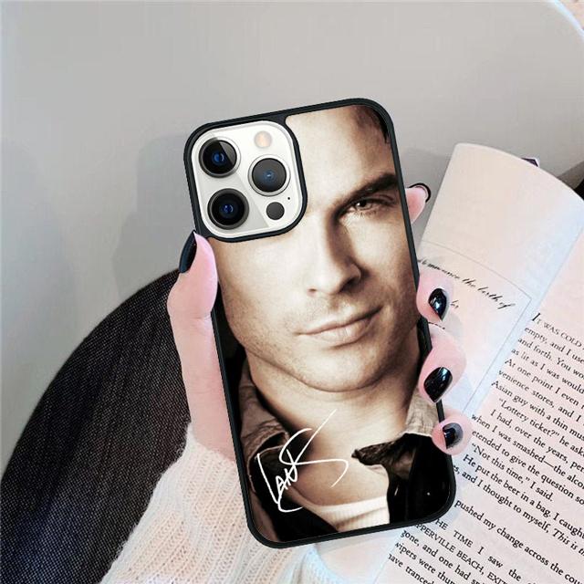 Damon Salvatore The Vampire Diaries Phone Case Cover For iPhone 17 Air 15 16 Pro Max 14 13 12 11 Pro Max Plus