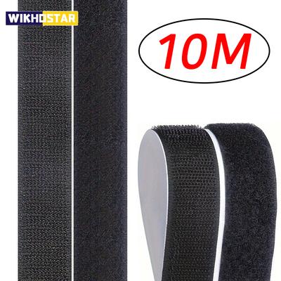1-10M Velcros Self Adhesive Hook and Loop Tape Fastener House Diy Magic Tap Auto Double Sided Roll Strong Glue Home Strap Strips