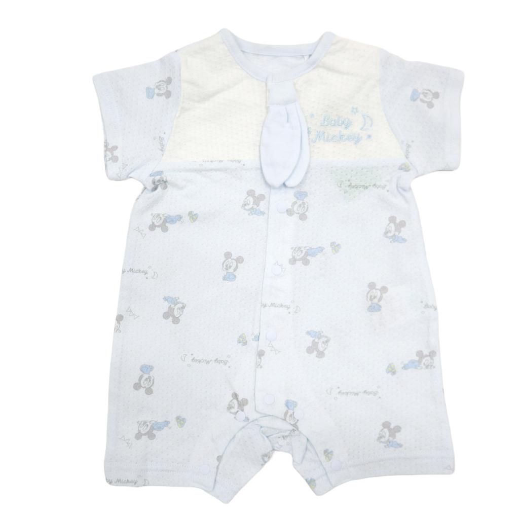 Takihyo Disney and Poo with Mesh Short Baby Boys and Sizes 215102604 Mickey, Minnie, Pre-Owl Ribbon, Jersey, Sleeve, Clothes, Girls, 60-70,