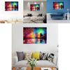 Canvas Horse Wall Art Animal Painting With Spray Technology For Home Decor