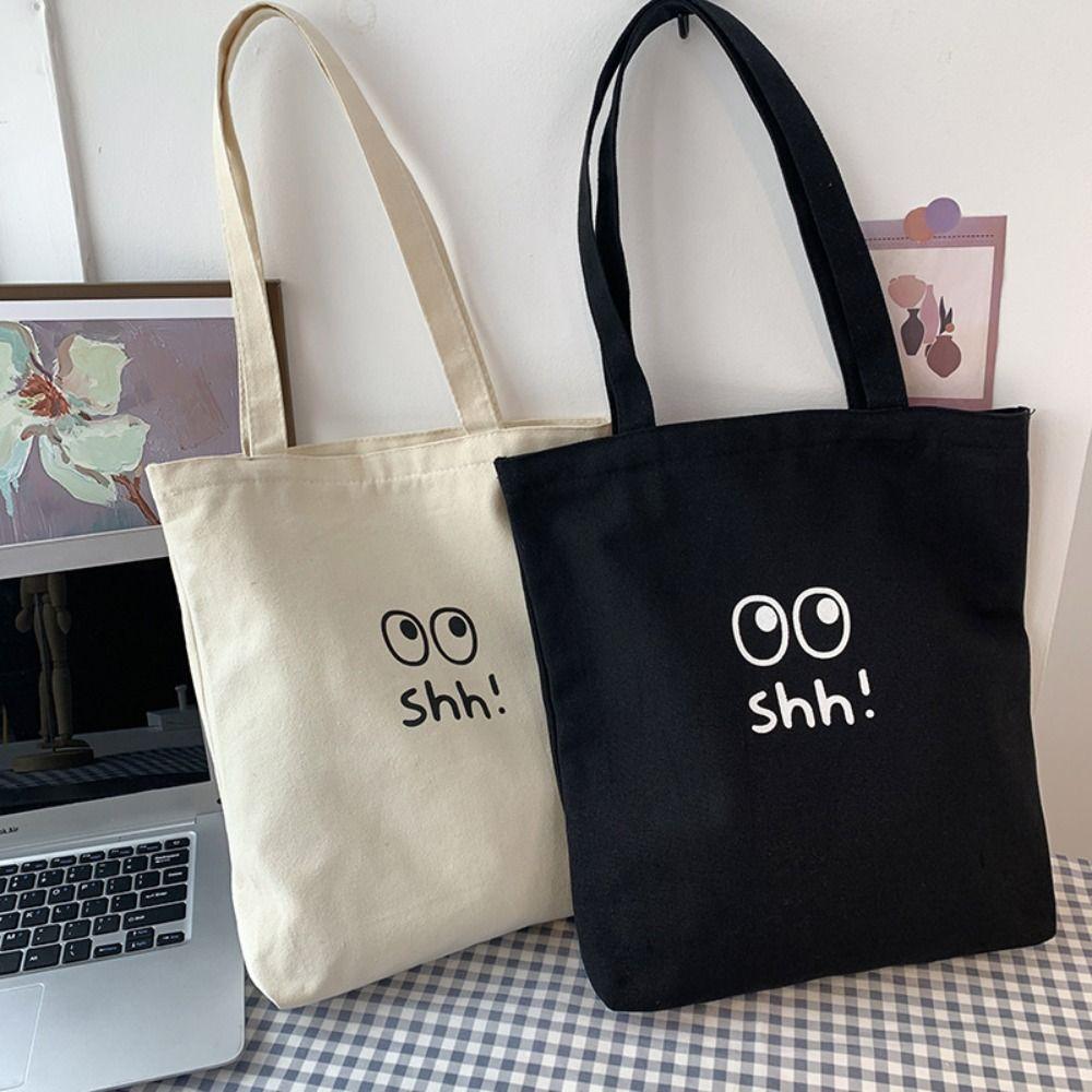 Lässige Mama-Handtasche Tragbare Stoff-Umhängetasche Allround-Canvas-Tragetasche Ausflug