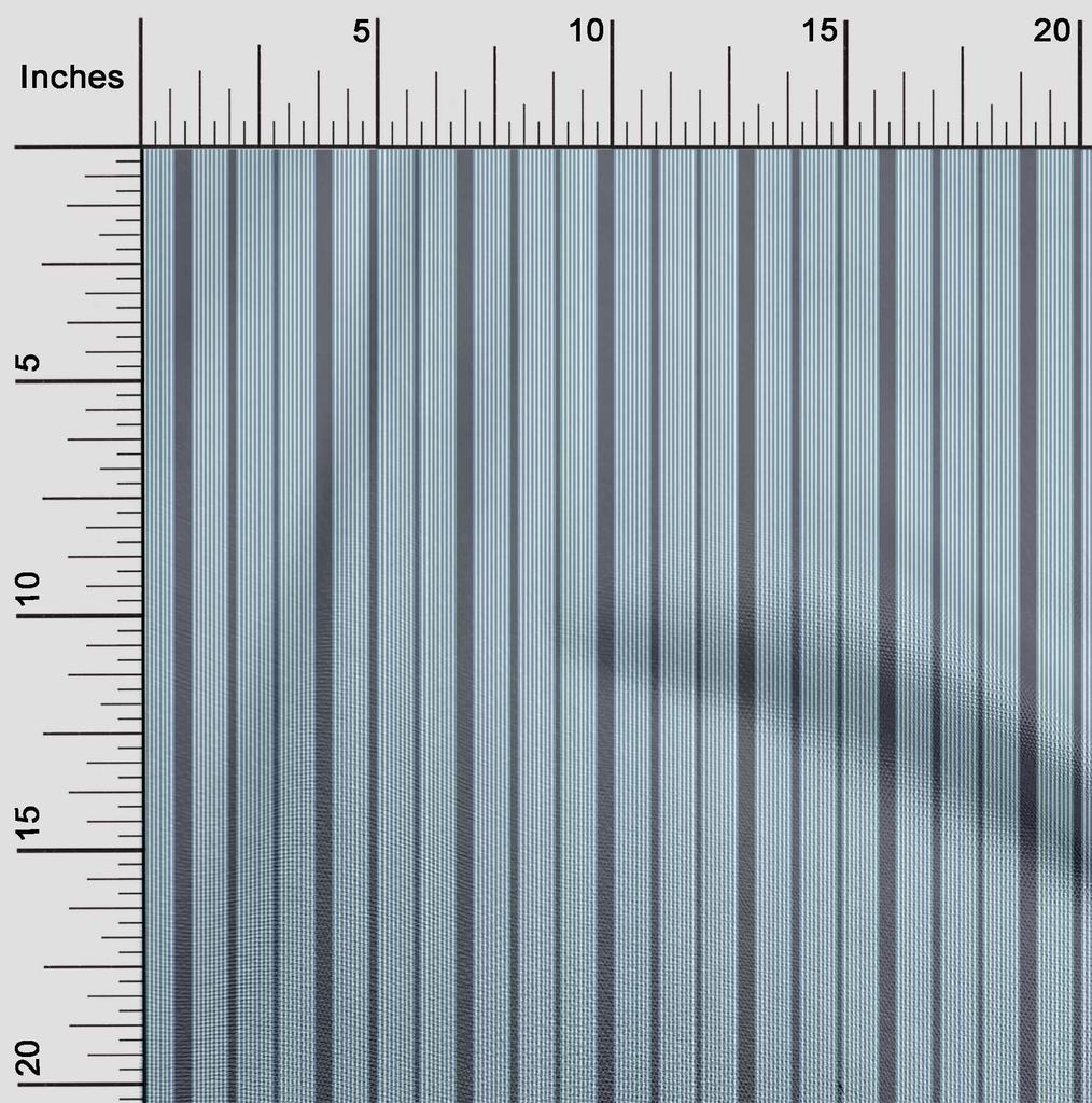 oneOone Baumwoll-Flex-Stoff Vertikal gestreifter Druckstoff 1 Yard 40 Zoll