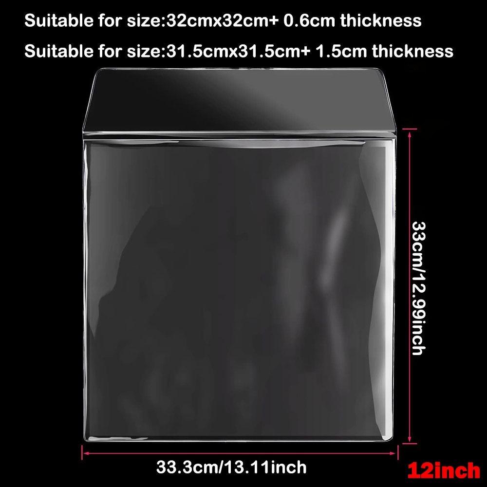 7/10/12 inch Vinyl Records Sleeve Resealable Vinyl Outer Sleeves Useful LP Record Cover Record