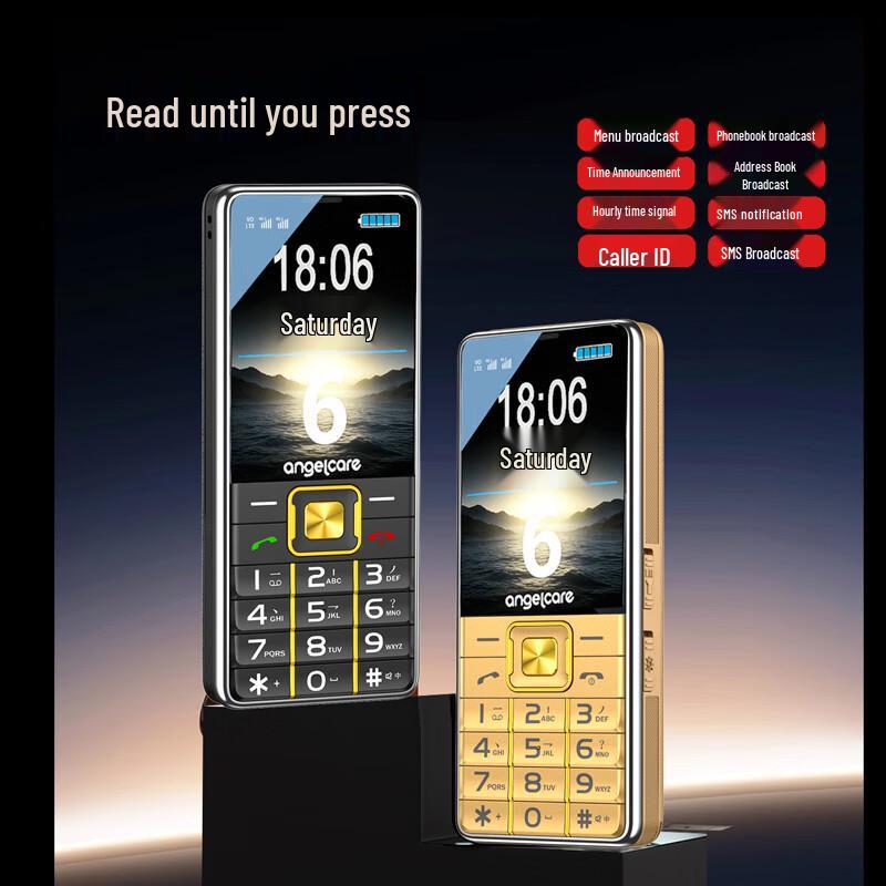 Shouhubao K998 4G Időseknek szánt Gombos Mobiltelefon (CN verzió)