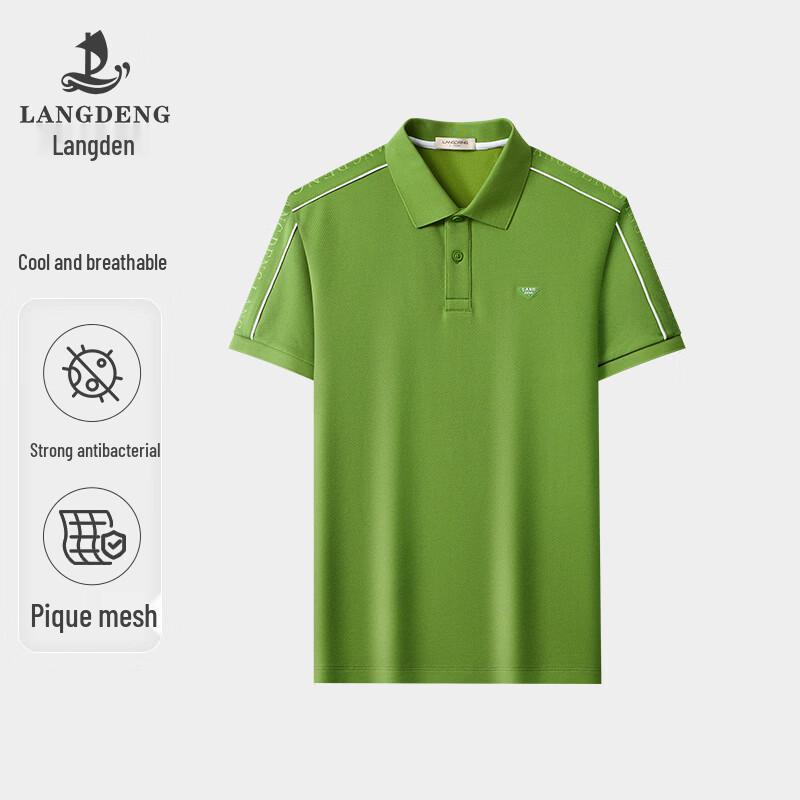 

Langdeng Men s Summer Sports Tennis Polo Shirt XL