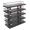 1/64 Parking Lot Display Case Model Car Garage Wood Frame Collectibles Layout Ornaments
