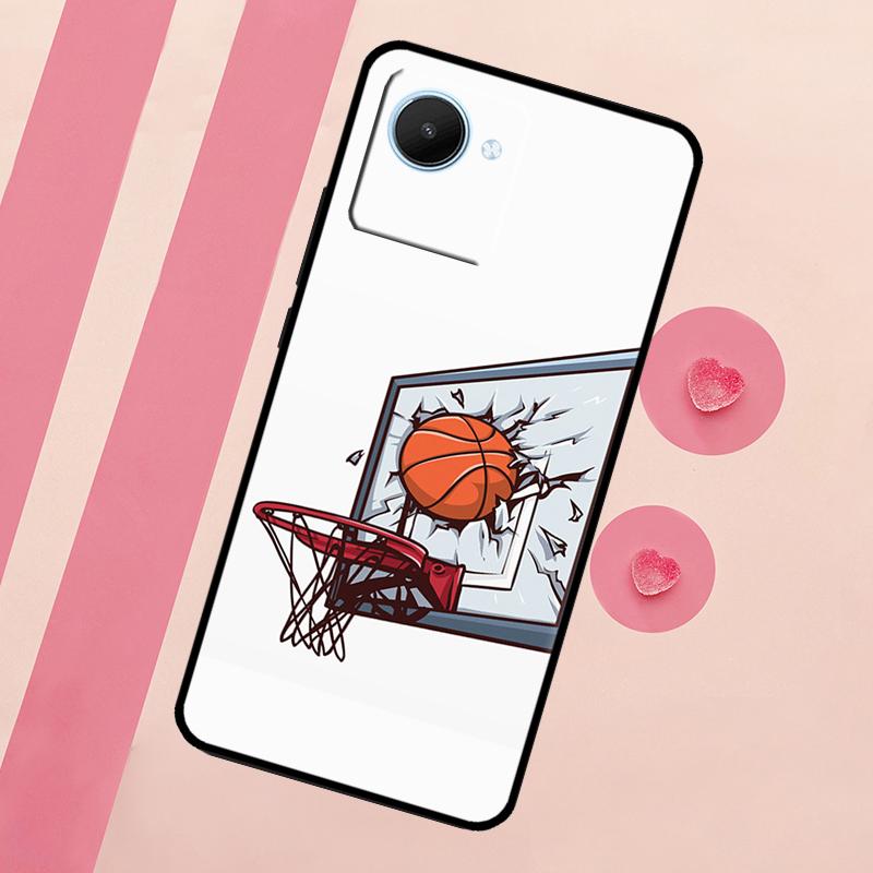 Basketball On Fire For Realme 15 10 11 12 13 14 Pro Plus C65 C67 C75 C63 C61 C55 C51 C53 C35 GT6 GT7 Pro Case