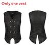 Gothic Halloween Steampunk Vest For Men And Women With Dark Pattern For Stage Performances