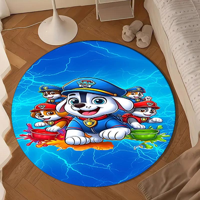 Paw Patrol: Heroic Rescue Round Mat Home Decor, Chair Rug For livingroom,Bedroom, Doormat Home Decor Birthday Gift Christmas Gifts