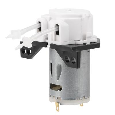 Dosing Pump DIY Peristaltic Tube Head For Aquarium Lab Chemical Analysis (white12v 1*3)