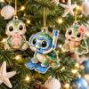 Christmas Advent Calendar Ocean Animal Calendar,24Pcs Acrylic 2D Ornament Set with Turtle Penguin Shell Fish Decor Sea Turtle/Shell/Fish/Penguin/Shark