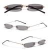 Lunari Color Lens Mini Fashion Unique Casual Sunglasses, Lens, Glasses, Design, Unisex, (Black)
