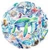 50Pcs Underwater World Graffiti Stickers Water Bottle Laptop Phone Bicycle Luggage Case Skateboard Children Adult Sticker