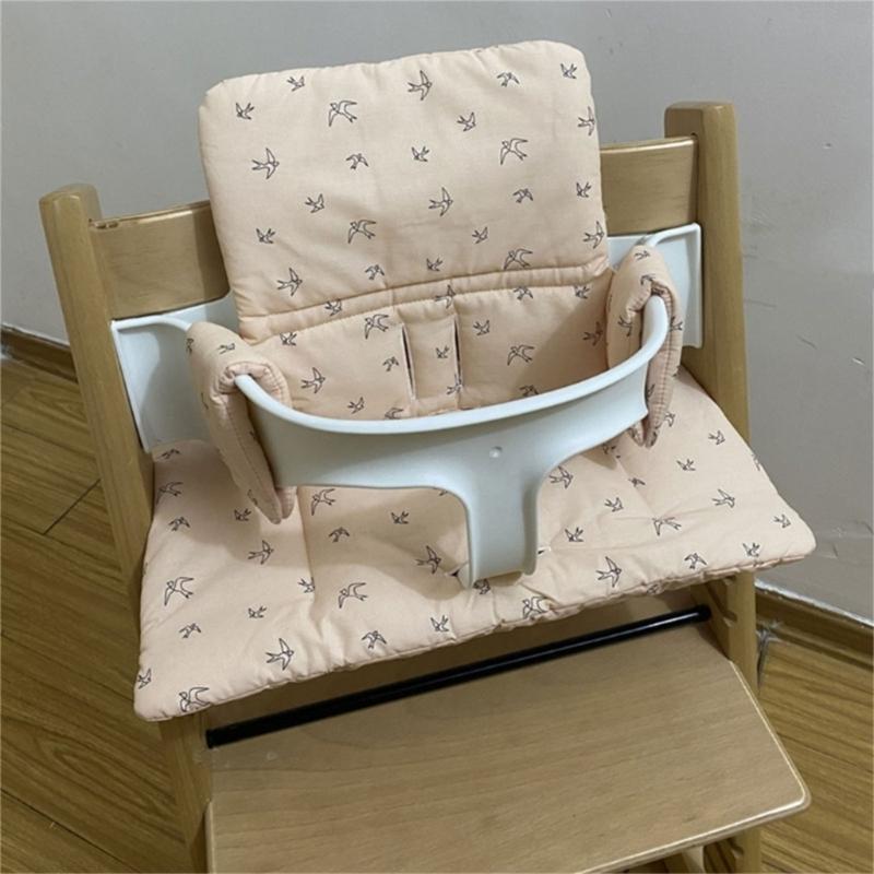 Soft High Chairs Cushions Baby Seats Cover with Graphics Comfortable Cotton Seats Cover High Chairs Accessories