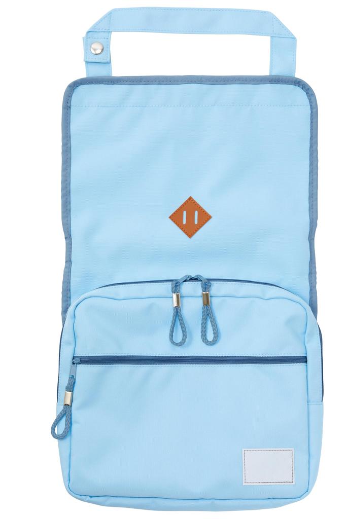 Raymay Fujii School Backpack Outdoor Design with Cushioned Light Blue Kids' Cover, Pocket, RS1194H,