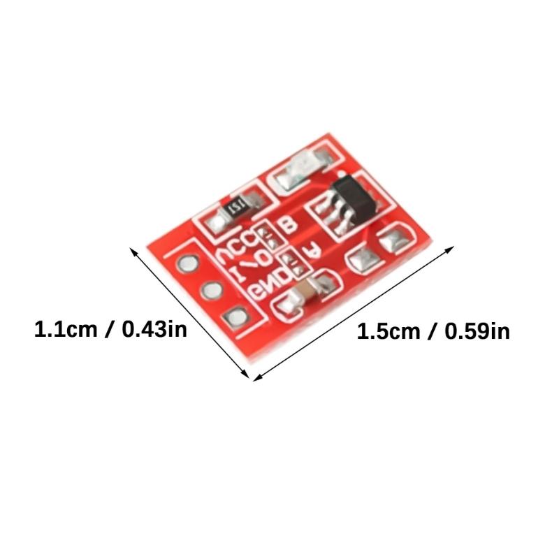 Capacitive Touch Sensors Switching Button Module Low Power Consumption Wide Voltages 2.5V-5.5V AntiInterference Circuit