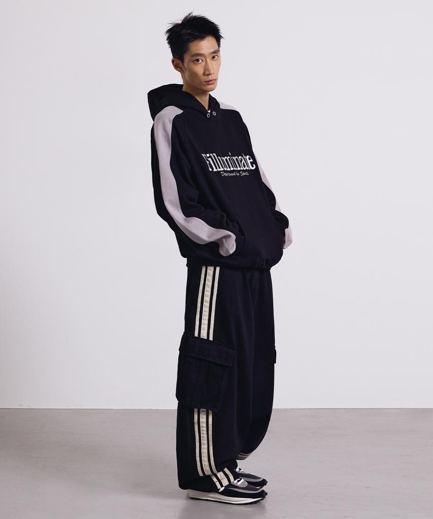 Sports Block Hoodie - Charcoal