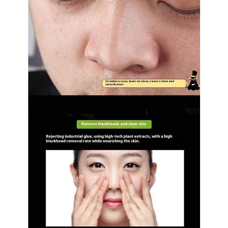 Blackhead Removal Mask Pore Removal for Men and Women Blackhead Removal Skin Care Cleansing Acne Nose Sticker Tear Mask