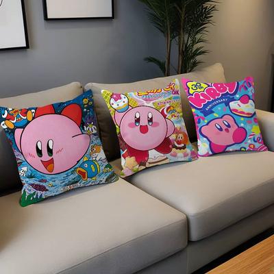 Cartoon Cute K-Kirby Pillowcase Toon Gift Cushion Cover Bedroom Home Sofa Chair Seat Decor Pillow Case