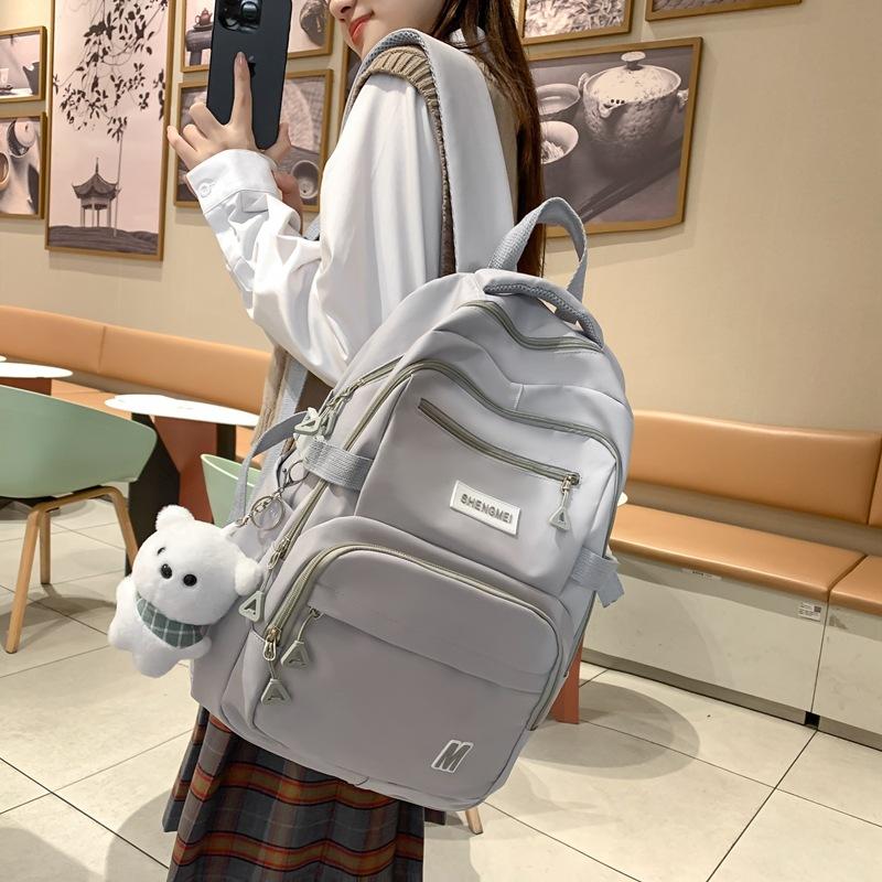 Backpack Women's New Large Capacity Student School Bag Middle School Student Trend College Backpack