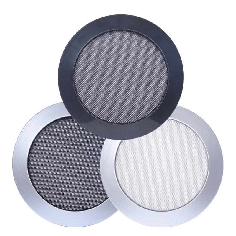 Loudspeaker Grille Speaker Decoration Cover Protective Case for 4inch Home Subwoofer Horn Speaker