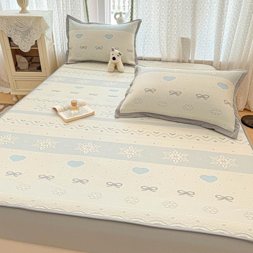 Mei Yun Ge Liang Dou Jacquard Cold Mat Bed Sheet
