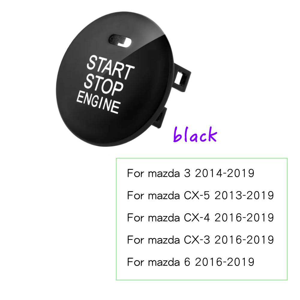 ABHD1 For Mazda 3 6 CX-3 CX-4 CX-5 CX4 CX5 Car Engine Start Stop Push Button Ignition Switch Cover Replace Auto Interior Accessories