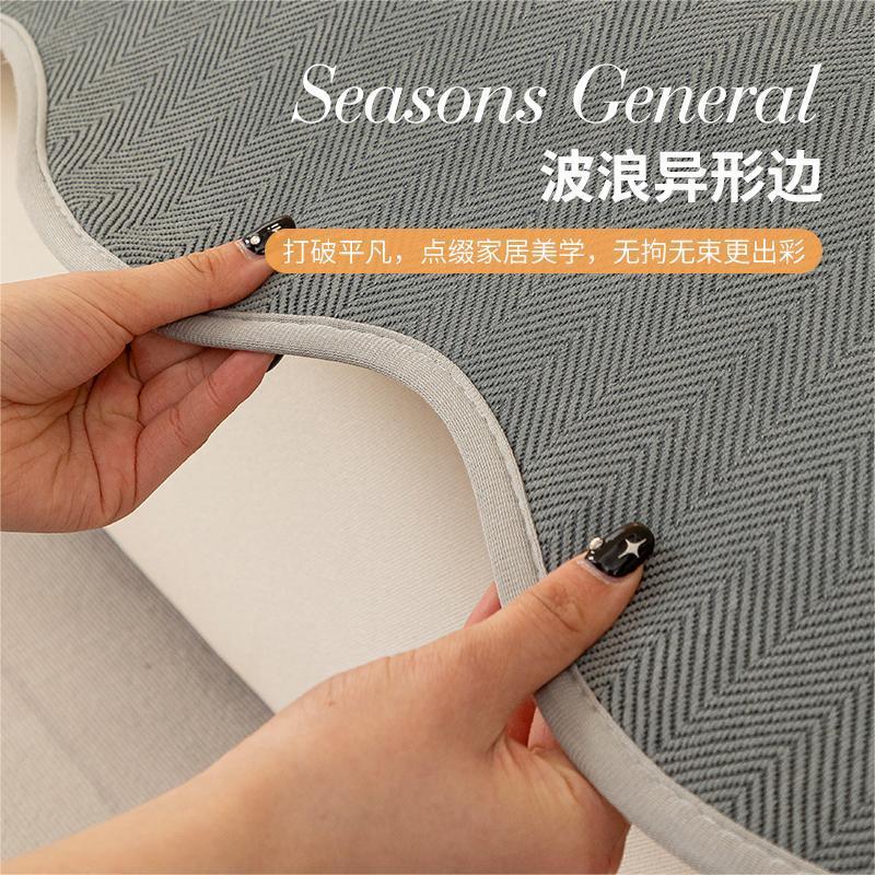 High-Grade Special-Shaped Sofa Cushion, Universal Non-Slip In All Seasons, Three-Person Irregular Sofa Cushion, Dust-Proof Cover