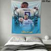 Kylian Mbappé Power  Wall Hanging Printed Fabric Blanket Decorative Tapestries for Bedroom Living Room Home Decor