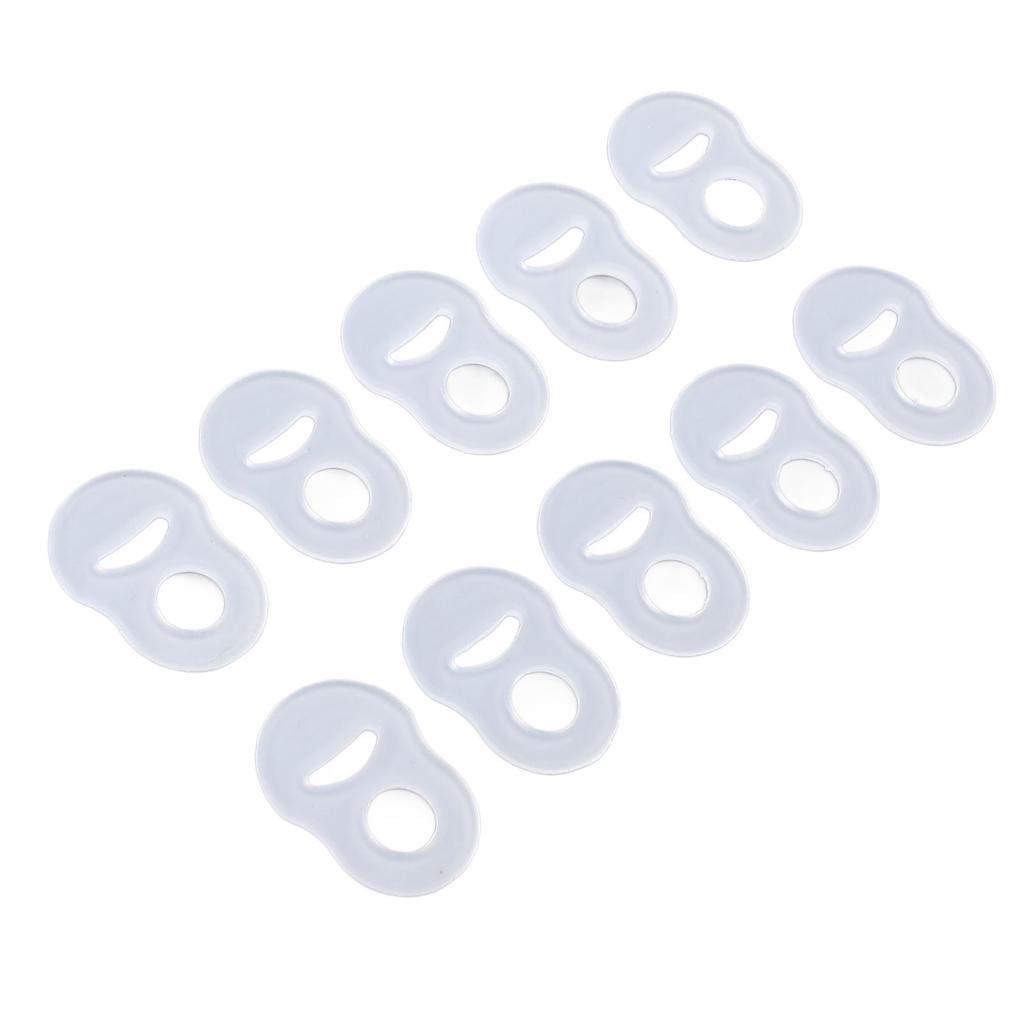 10 Pcs Toenail Corrector  Stretch Resistant Silicone Reusable Ingrown Toe Nail Correct Brace Rin