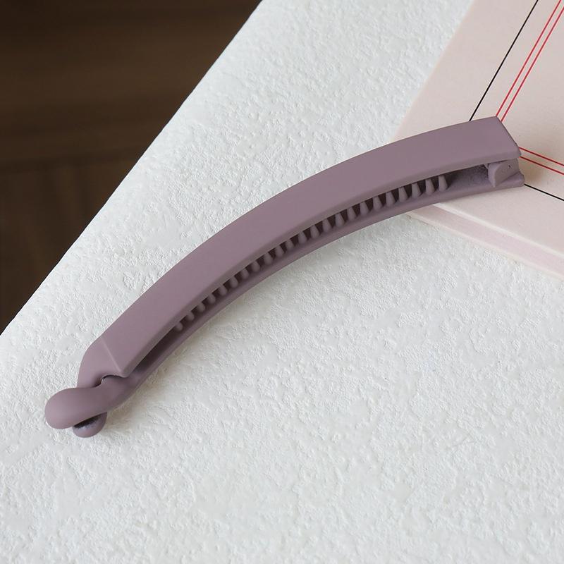 Frosted Banana Clip Women's High-end Seamless Versatile Hair Clip Fashion Simple Hair Accessories