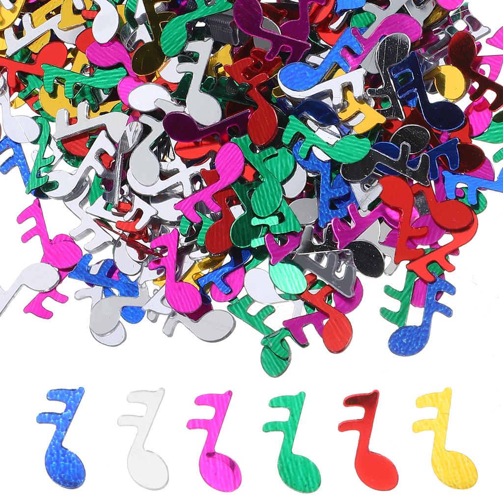 1 Pack 15g Musical Note Confetti Colorful Confetti Decoration Romantic Atmosphere For Music Party Birthday Wedding 1 X 0.5 Cm