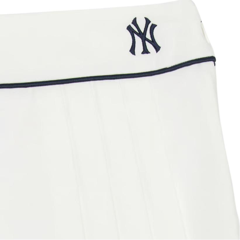 New MLB New York Yankees SS25 Casual Short Skirts Women's White 3FSKV0253-50IVS