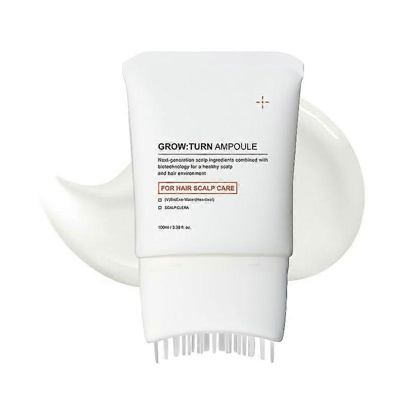 Haargroei Serum met Ingebouwde Borstel voor het Inmasseren van het Serum om Haar Dikker te Maken 100ml