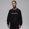 Flight Sweaters Men's 010 Black/Sail White Crew Neck Moderate