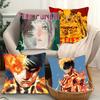 Capa de Almofada Manga F-FIRE PUNCH Moda Quadrada Quarto Sofá Sala Decoração Ins Lazer