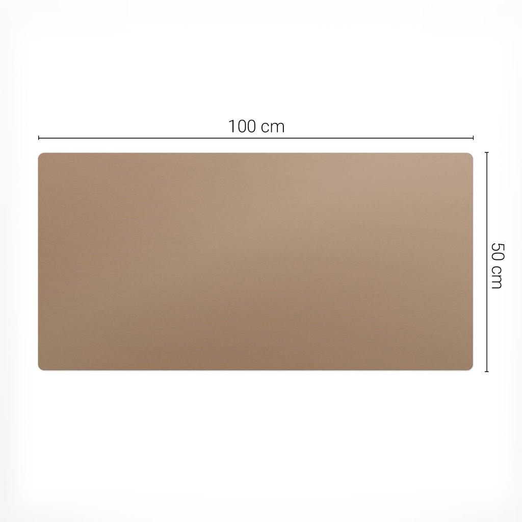 Podkładka Gamingowa Antypoślizgowa Pod Myszkę Kolor Jasnobrązowy 100X50 Cm