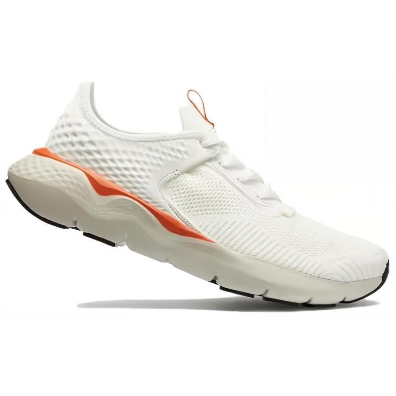 DECATHLON Kalenji JF500K.1 Mid-Range Fit Support Shock-Absorbing Anti-Slip Abrasion Resistant Low-Top Running Shoes Men's White