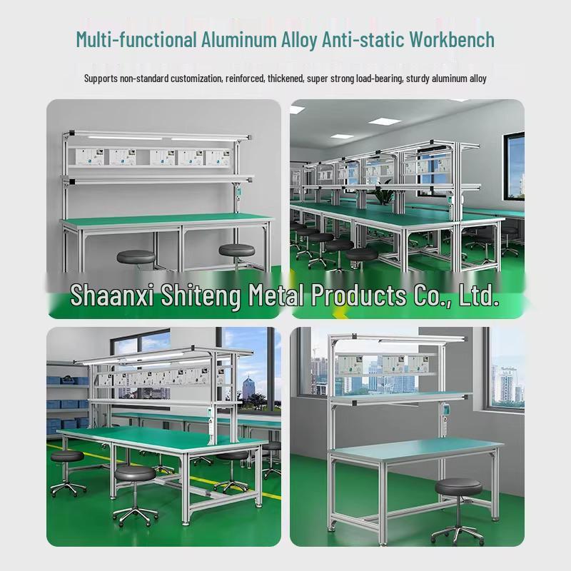 Anti-static Aluminum Workbench for Assembly, Inspection, and Repair