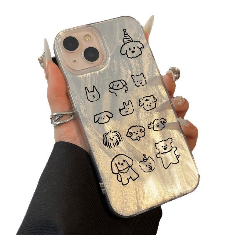 Simple puppy is suitable for Huawei mate60 mobile phone feather case Honor 300 new p70 soft nova12 hard enjoy 70