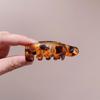 4 Pcs Banana Clips Vertical Clips for Women Elegant High Ponytail Hairpins Twist Clips Simple Hair Accessori Leopard Claw Clip